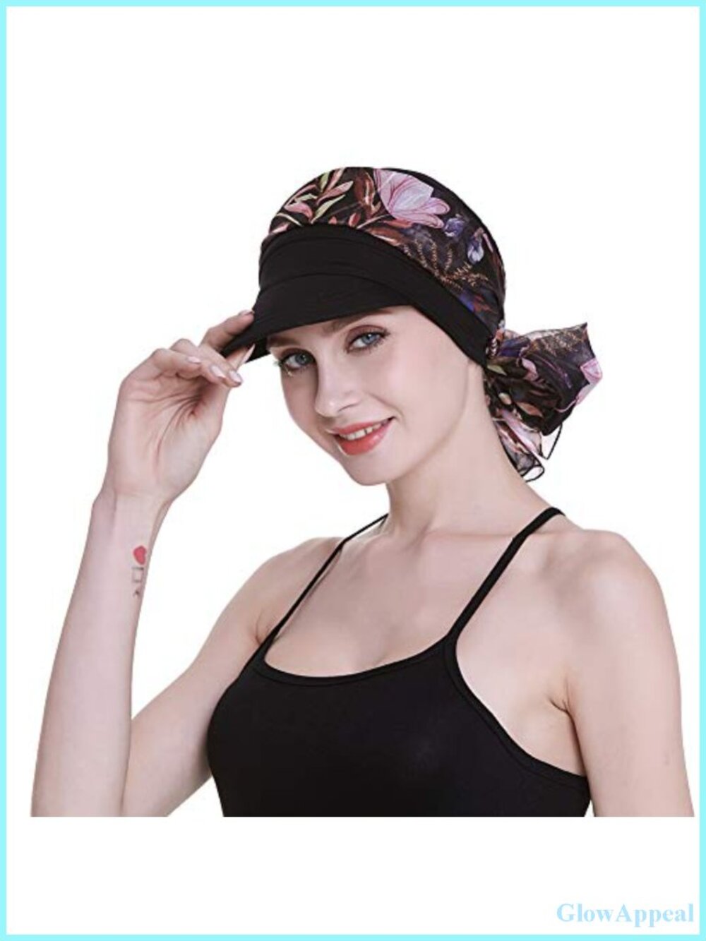 Women's Newsboy Cap with Scarf Chemo Headwear Soft Viscose Spandex Hat